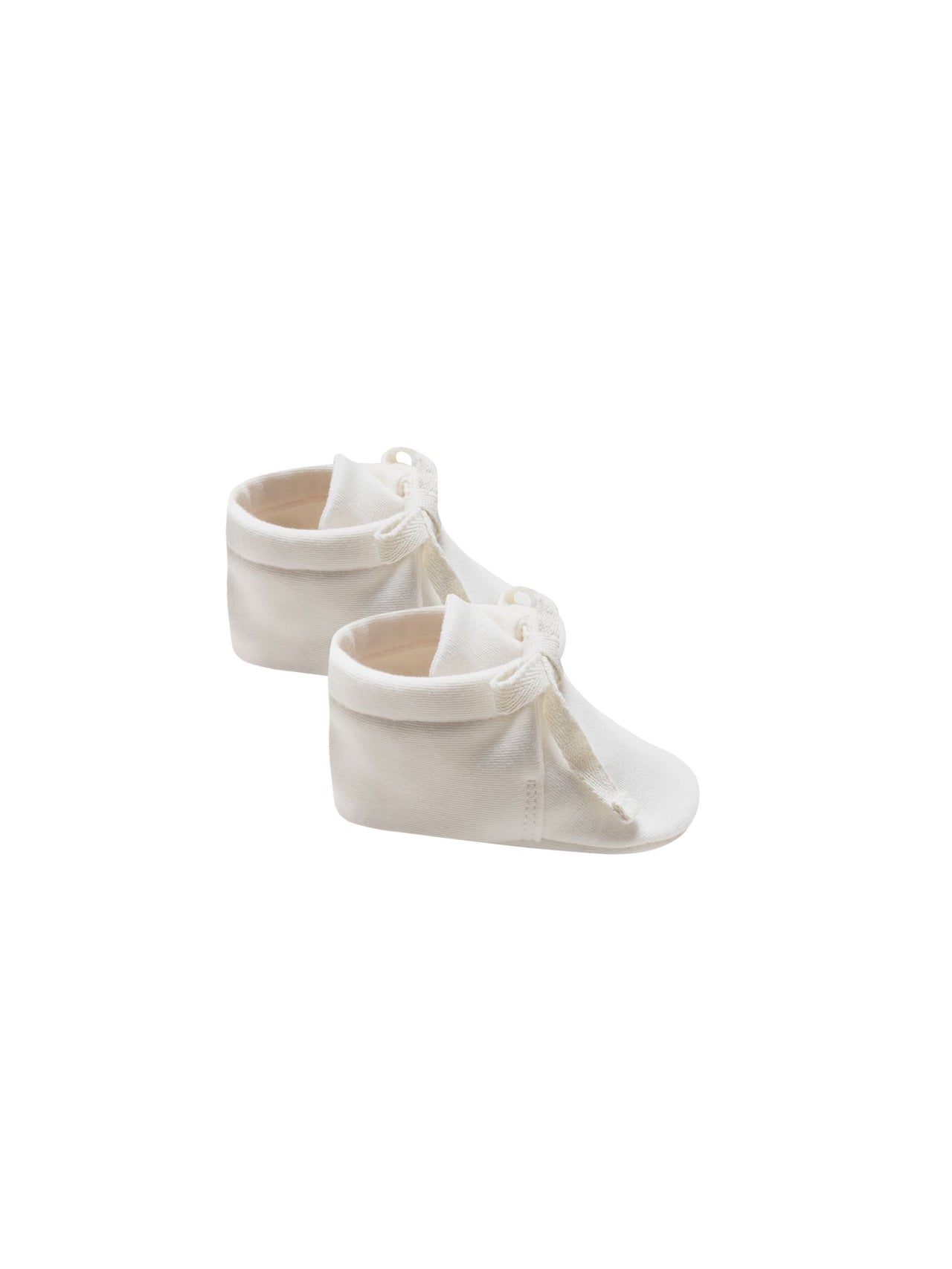 Quincy Mae Organic Baby Booties, Ivory
