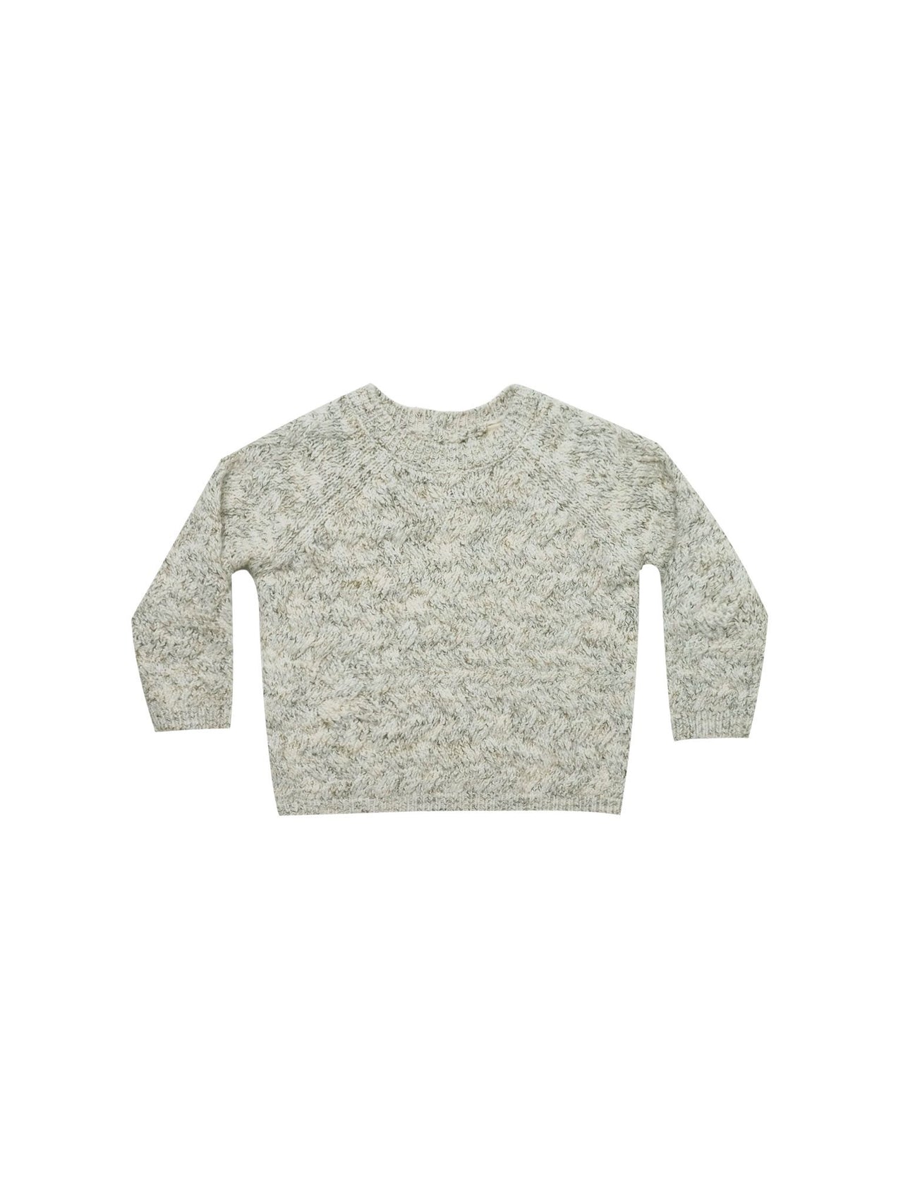 Quincy Mae Heathered Knit Sweater, Fern